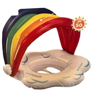 ♥️Swim School Rainbow Grow with Me Baby Boat 6-18 months